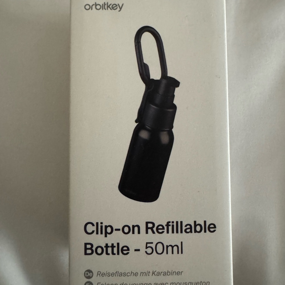 Orbitkey Clip-on Refillable Bottle - Black
